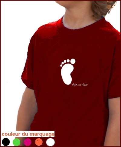 T-SHIRT ENFANT "PIED FEET AND FOOT"
