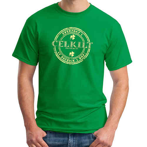 T SHIRT Vert Homme "Everyday's St Patrick's Day!!!"