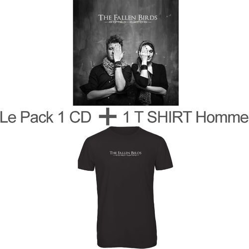 LE PACK CD + T SHIRT HOMME "THE FALLEN BIRDS"